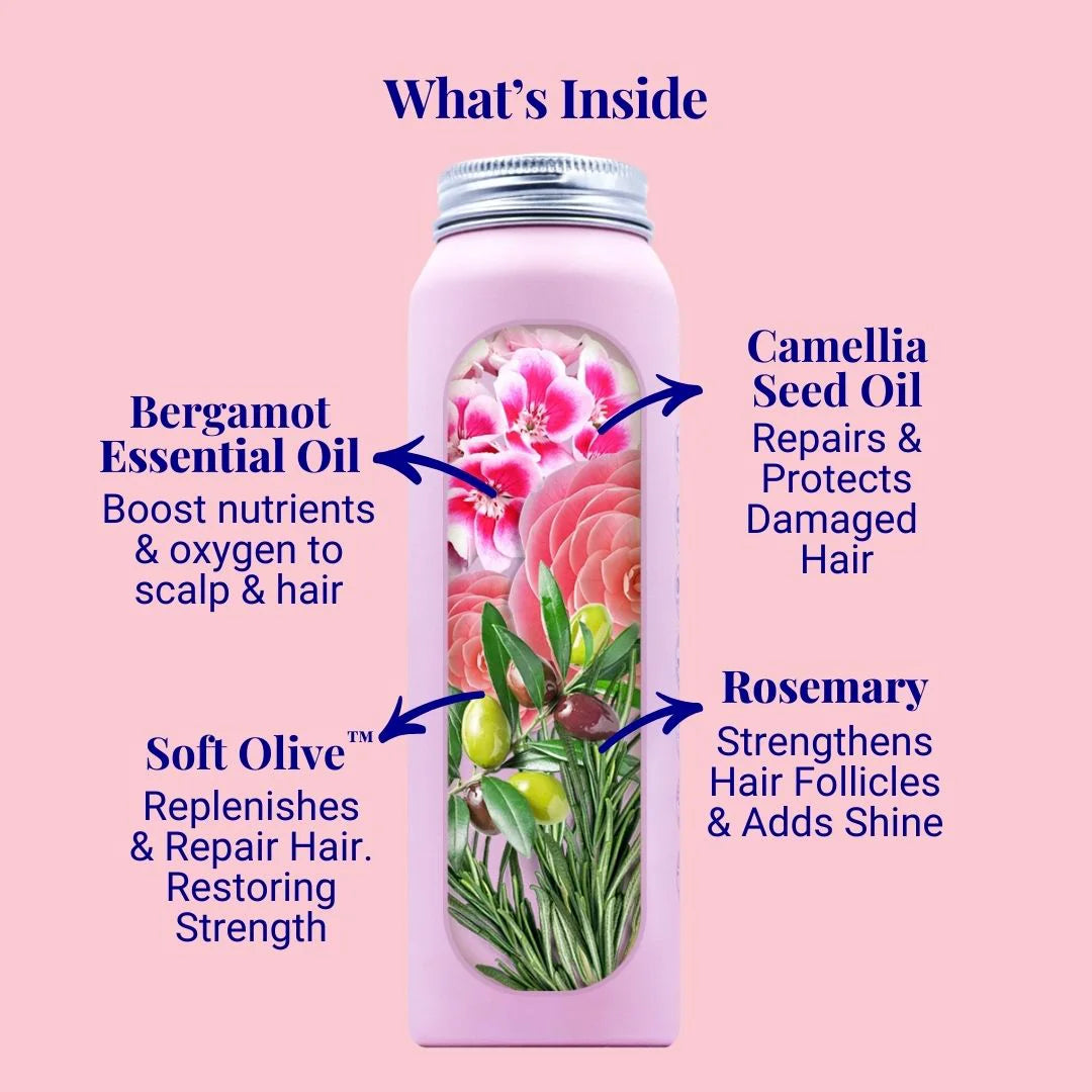 Nourishing Repair Conditioner For Thick, Damaged & Frizzy Hair Geranium & Rosemary 70g / 2.47oz