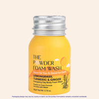 Energising Body Foam Wash For All Skin Types Lemongrass & Turmeric 20g / 0.70oz