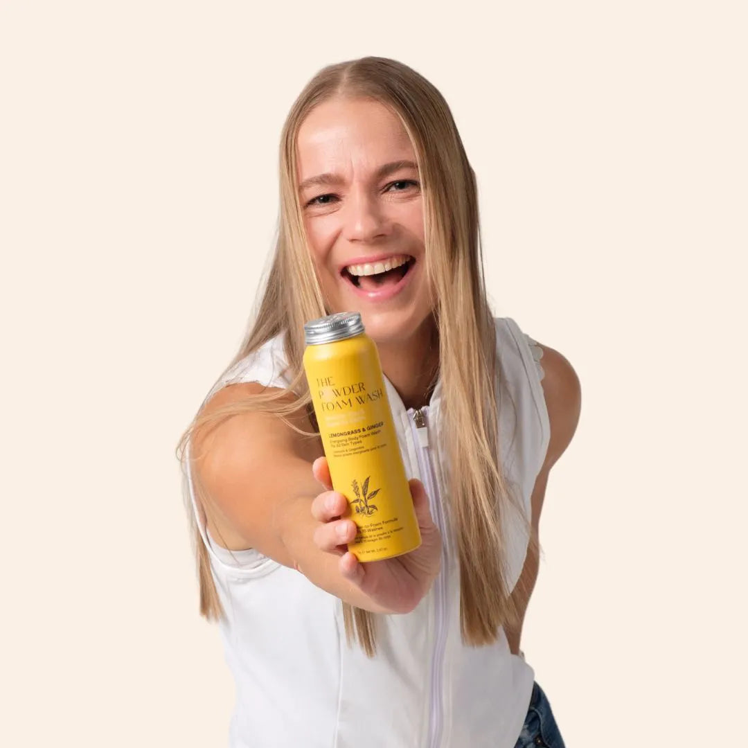 Energising Body Foam Wash For All Skin Types Lemongrass & Turmeric 70g / 2.47oz