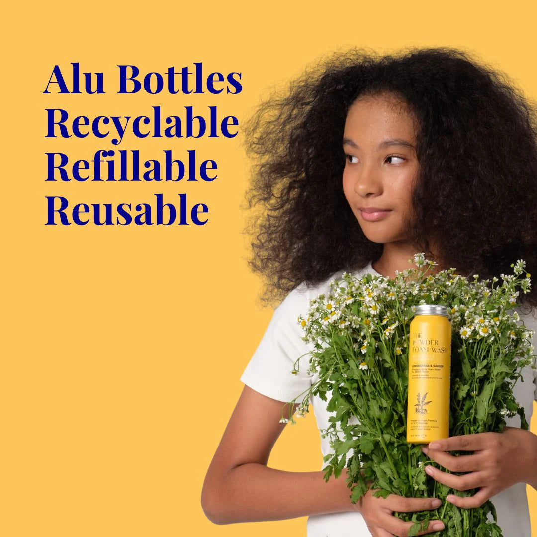 Energising Body Foam Wash For All Skin Types Lemongrass & Turmeric 70g / 2.47oz