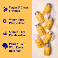 Energising Body Foam Wash For All Skin Types Lemongrass & Turmeric 70g / 2.47oz