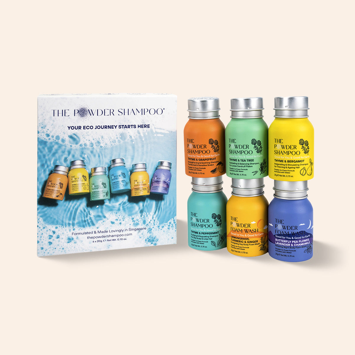 Powder Discovery Set (6 x 20g / 0.7oz)