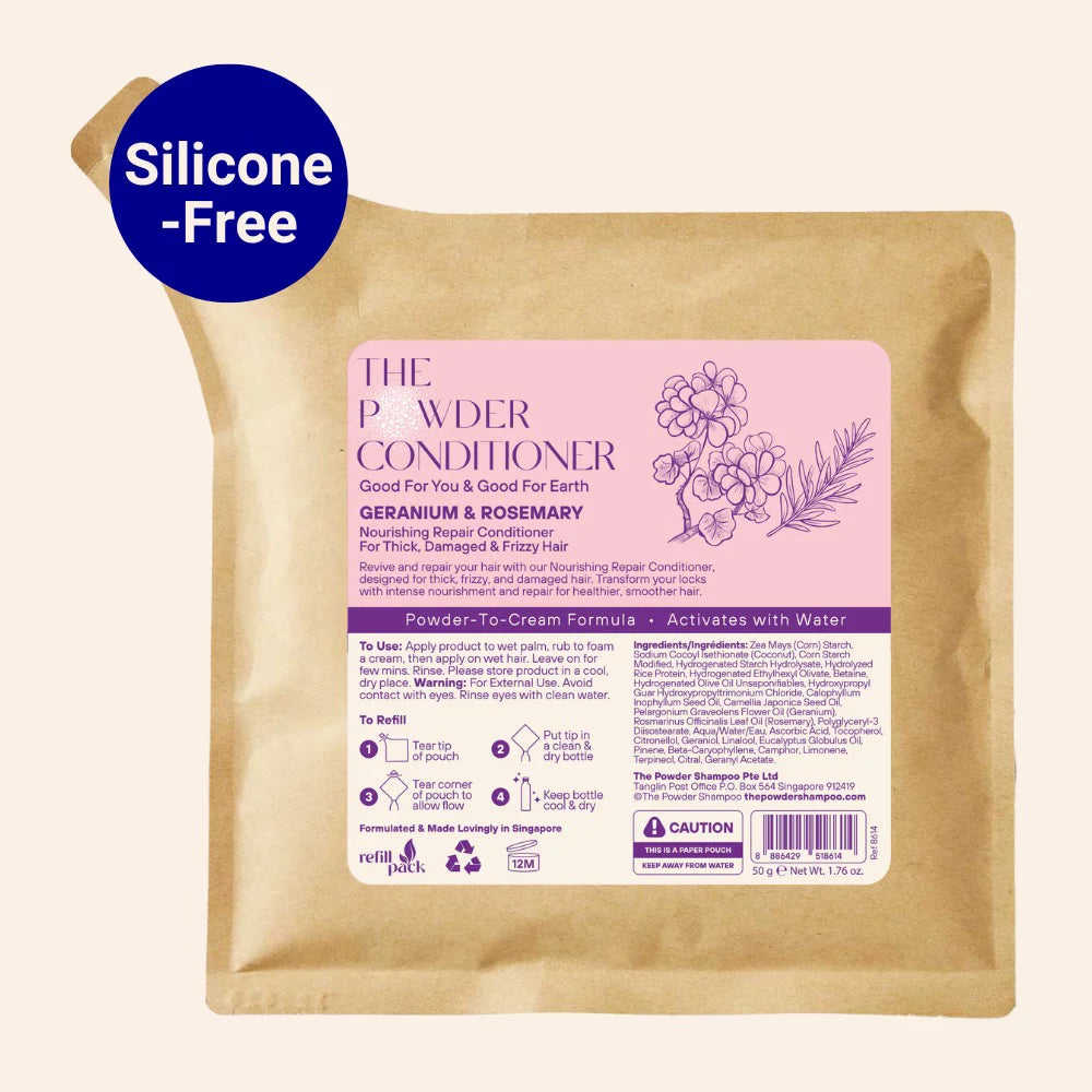 Nourishing Repair Conditioner For Thick, Damaged & Frizzy Hair Geranium & Rosemary 50g / 1.76 oz