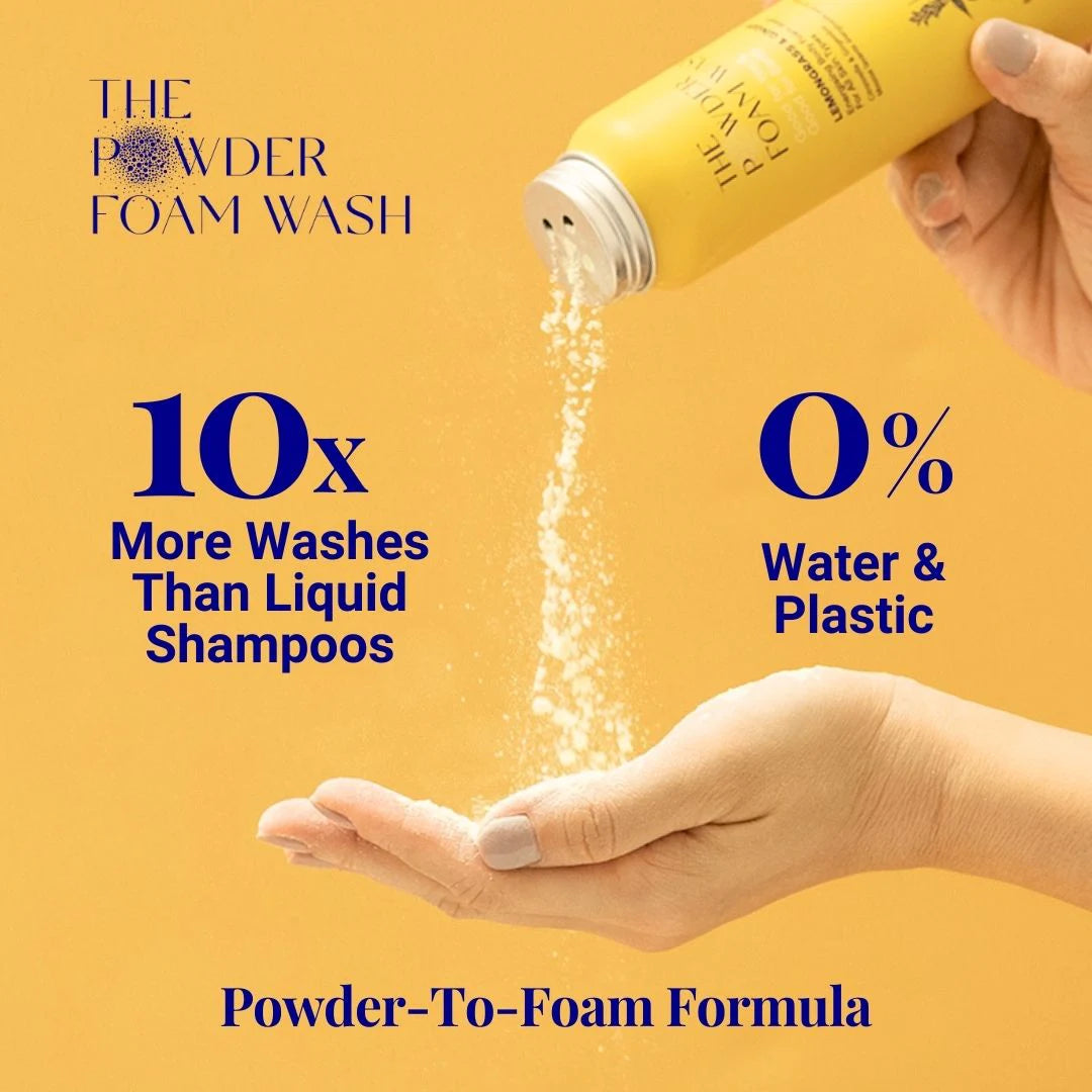 Energising Body Foam Wash For All Skin Types Lemongrass & Turmeric 70g / 2.47oz