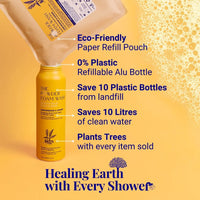 Energising Body Foam Wash For All Skin Types Lemongrass & Turmeric 70g / 2.47oz