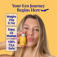 Energising Body Foam Wash For All Skin Types Lemongrass & Turmeric 70g / 2.47oz