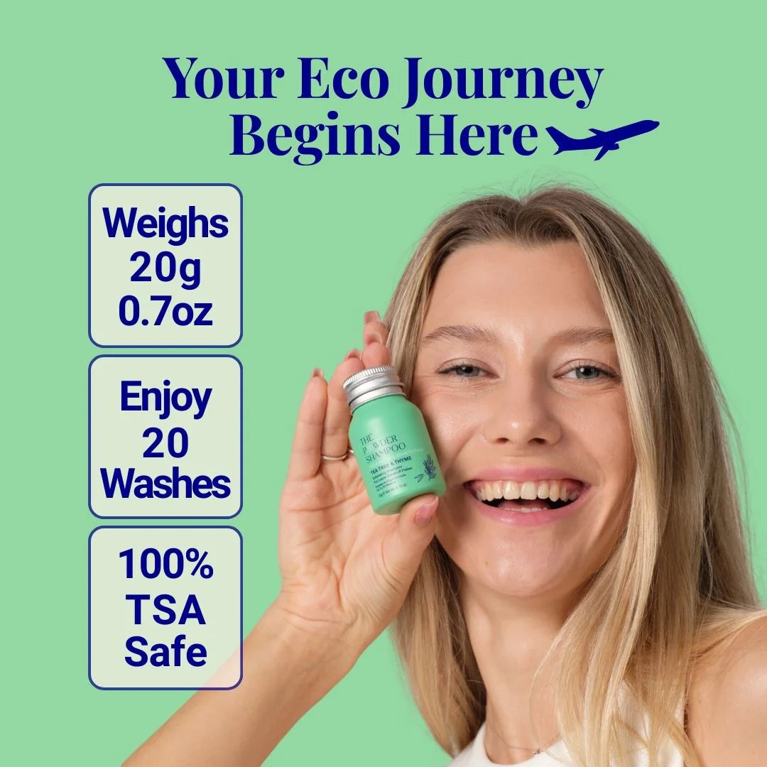 Exfoliating Shampoo For Loose Dandruff Flakes Tea Tree & Salicylic Acid 20g / 0.70oz