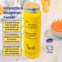 Invigorating Shampoo For Thinning & Ageing Hair Bergamot, Biotin, Ginger & Ginseng 70g / 2.47oz