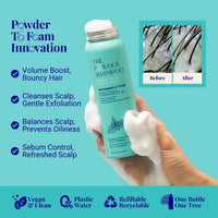 Purifying Shampoo For Oily Scalp & Limp Hair Peppermint & Papaya Enzyme 70g / 2.47oz