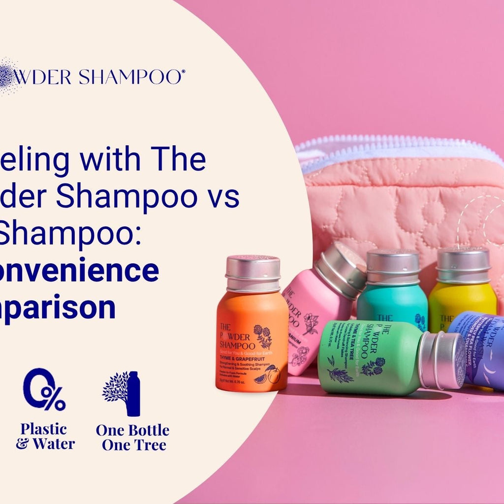 Traveling with The Powder Shampoo vs Dry Shampoo: A Convenience Compar