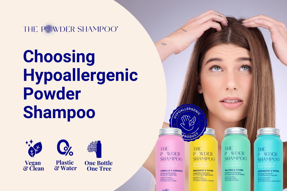Navigating Allergies: Choosing Hypoallergenic Powder Shampoo