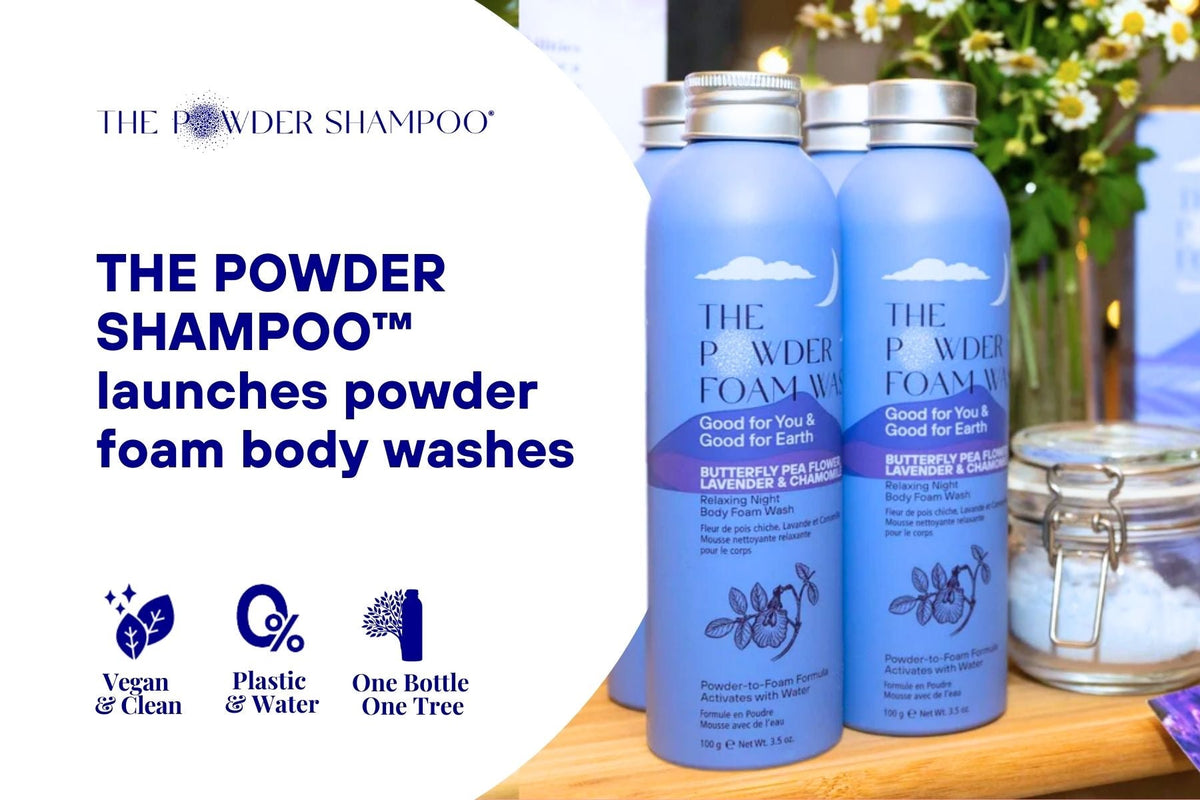 THE POWDER SHAMPOO™ launches powder foam body washes
