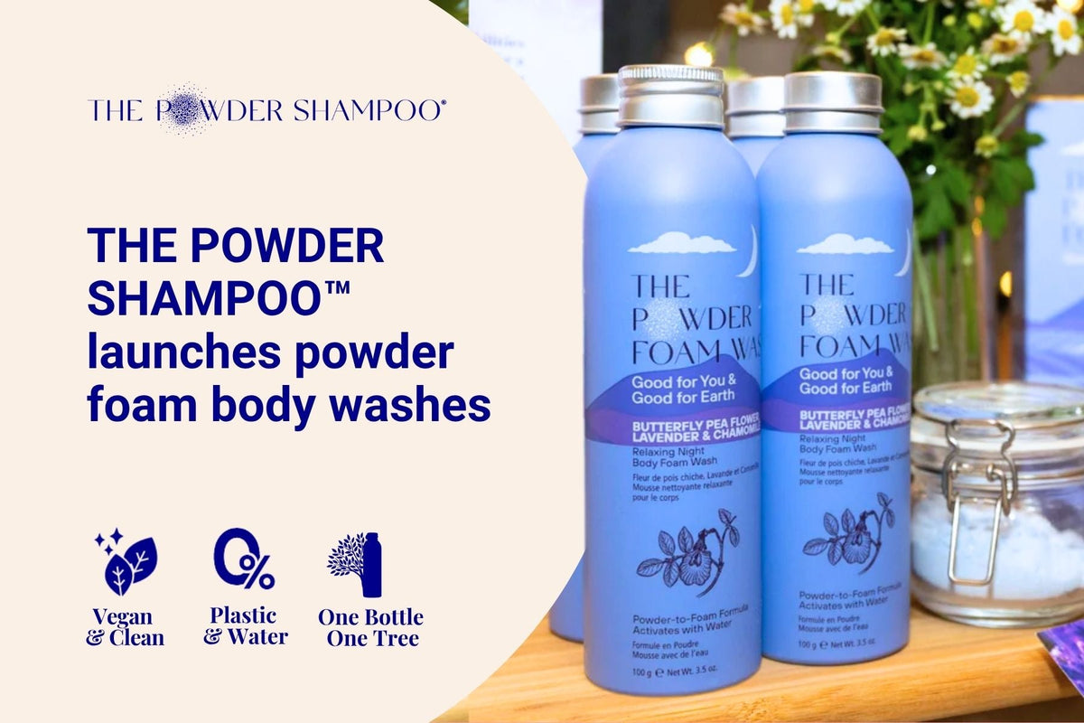 THE POWDER SHAMPOO™ launches powder foam body washes