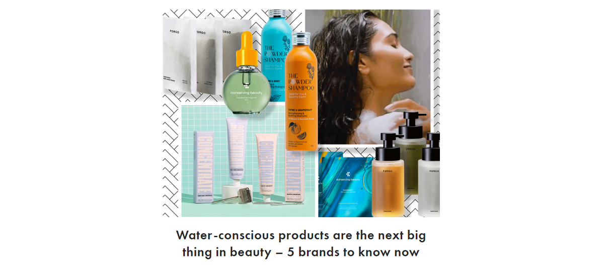 THE POWDER SHAMPOO™ features in Stylist Loves as a Water-conscious Brand to Know