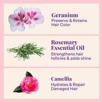 Nourishing Repair Conditioner For Thick, Damaged & Frizzy Hair Geranium & Rosemary 70g / 2.47oz