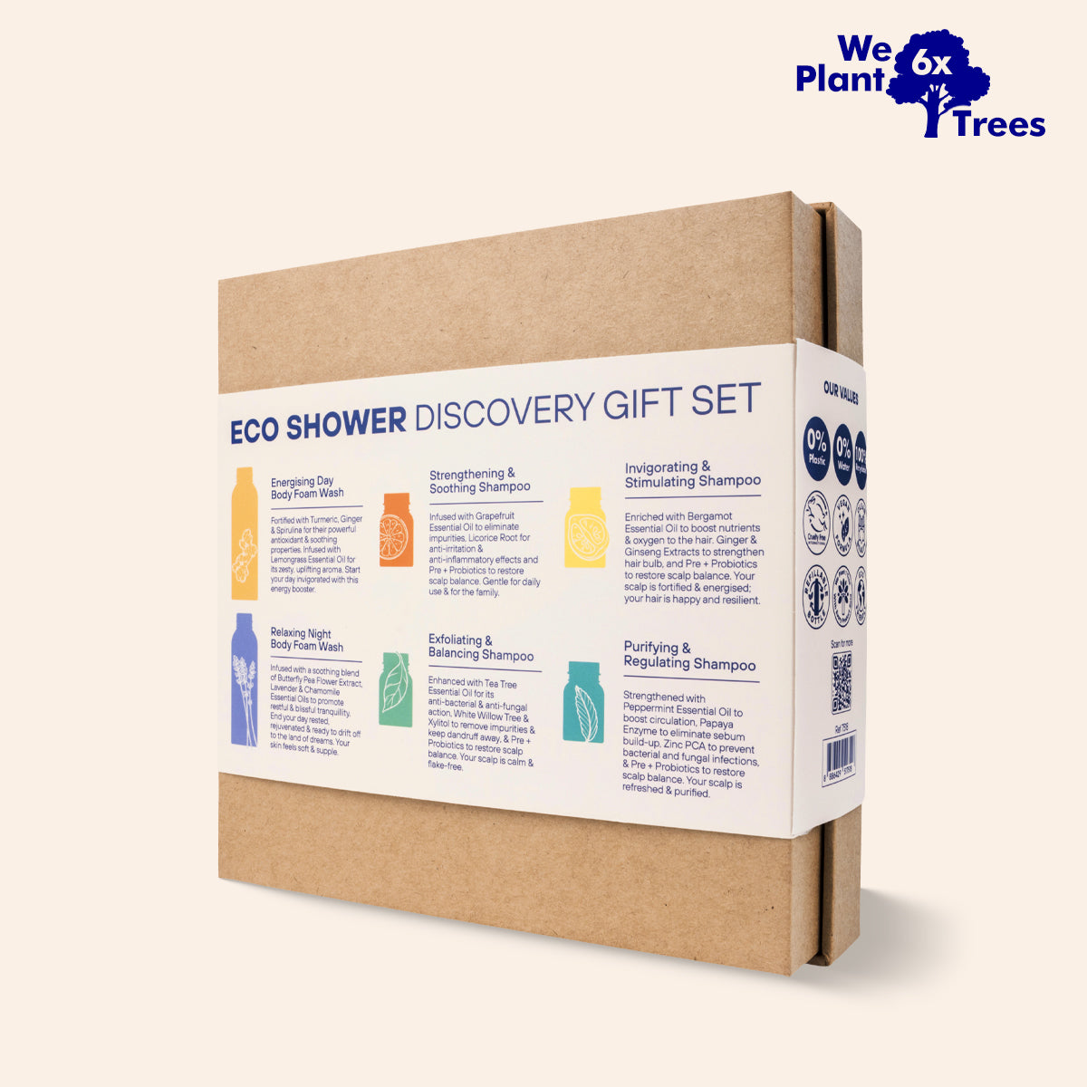 Eco Shower Discovery Gift Set (2 x 100g / 3.5oz & 4 x 20g / 0.7oz)