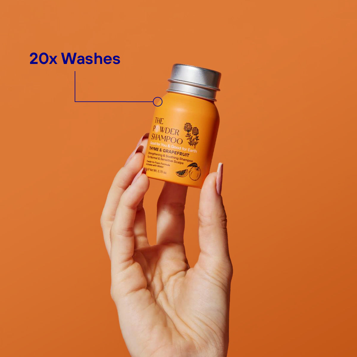 Mini bottle - Strengthening & Soothing Powder Shampoo For Normal & Sensitive Scalps 20g / 0.70oz
