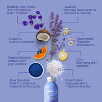 Relaxing Body Foam Wash For All Skin Types Lavender & Chamomile  100g / 3.5oz