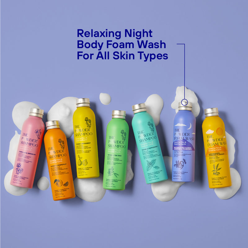 Relaxing Body Foam Wash For All Skin Types Lavender & Chamomile  100g / 3.5oz