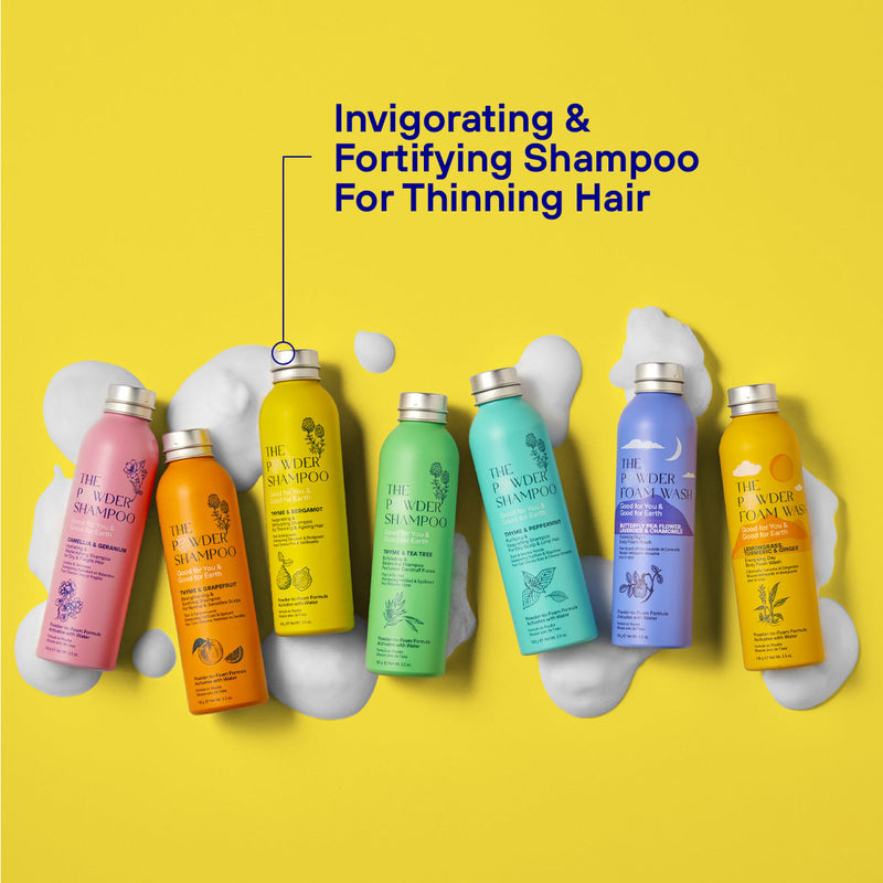 30x Mini bottle - Invigorating & Stimulating Powder Shampoo For Thinning & Ageing Hair 20g / 0.70oz