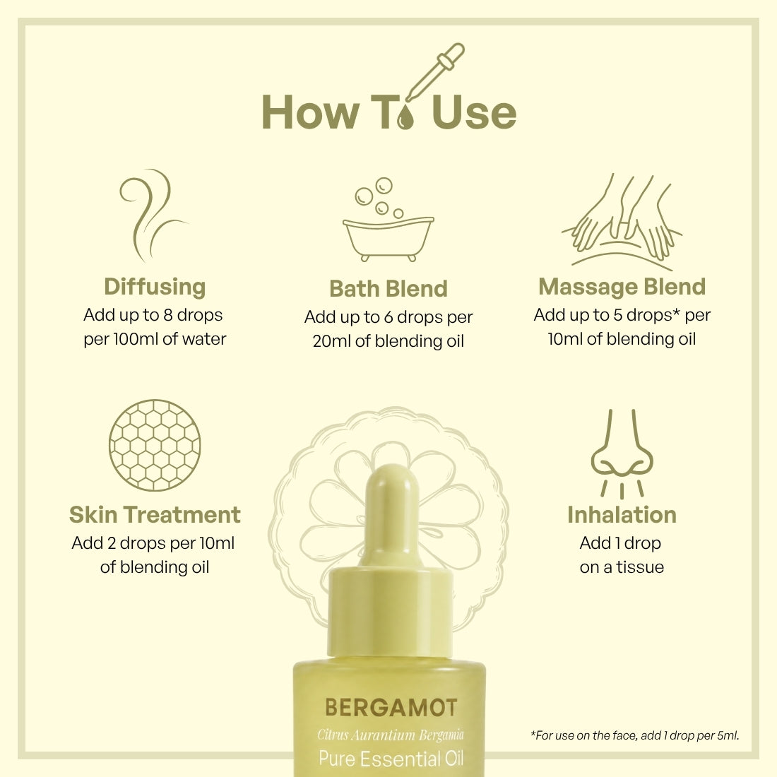 Bergamot Pure Essential Oil 20ml