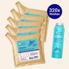 1 Year Supply (320x Washes) - Purifying Shampoo For Oily Scalp & Limp Hair Peppermint & Papaya Enzyme