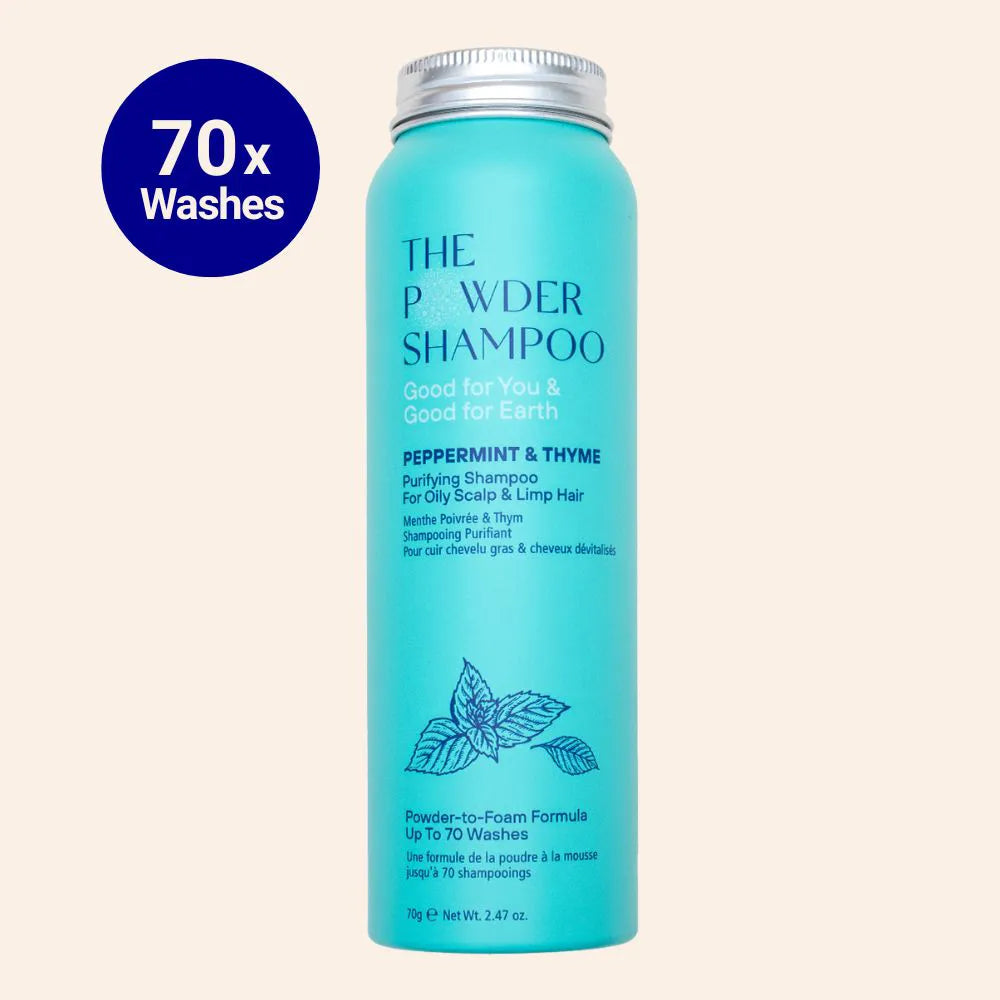 Purifying Shampoo For Oily Scalp & Limp Hair Peppermint & Papaya Enzyme 70g / 2.47oz