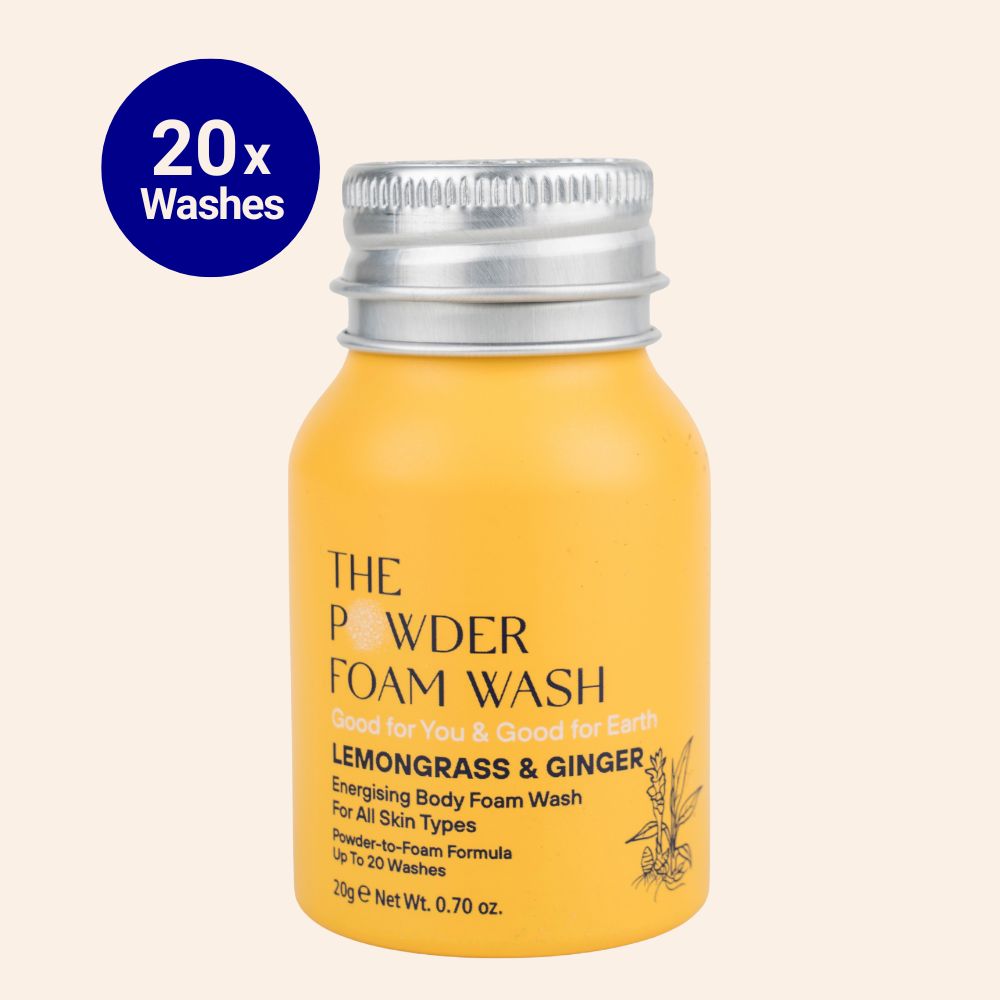 Energising Body Foam Wash For All Skin Types Lemongrass & Turmeric 20g / 0.70oz
