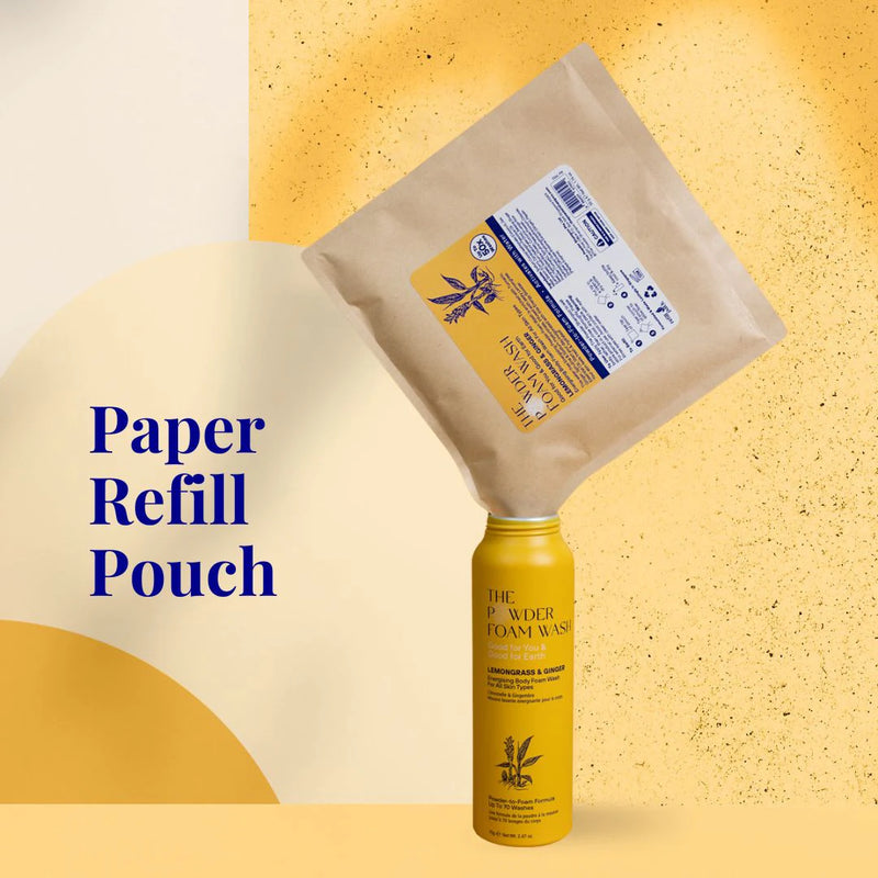 Energising Body Foam Wash For All Skin Types Lemongrass & Turmeric 20g / 0.70oz