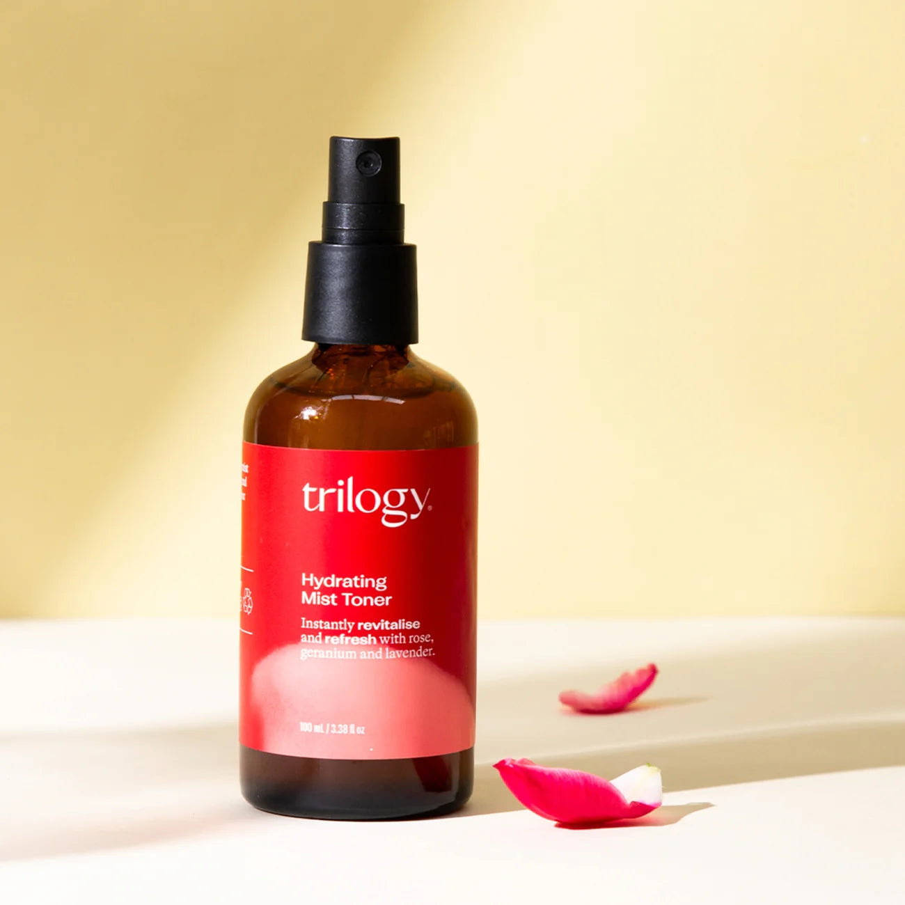 Trilogy Hydrating Mist Toner 100ml with Rose, Lavender for Dewy, Cool & Hydrated Skin (All Skin Types)