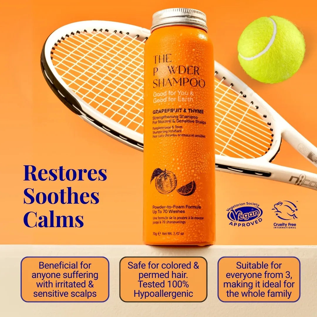 Versterkende shampoo voor normale & gevoelige hoofdhuid Grapefruit & Probiotica 70 g / 2.47 oz