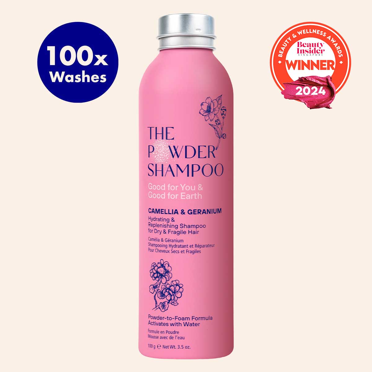 Hydrating Shampoo for Dry Fragile Hair The Powder Shampoo