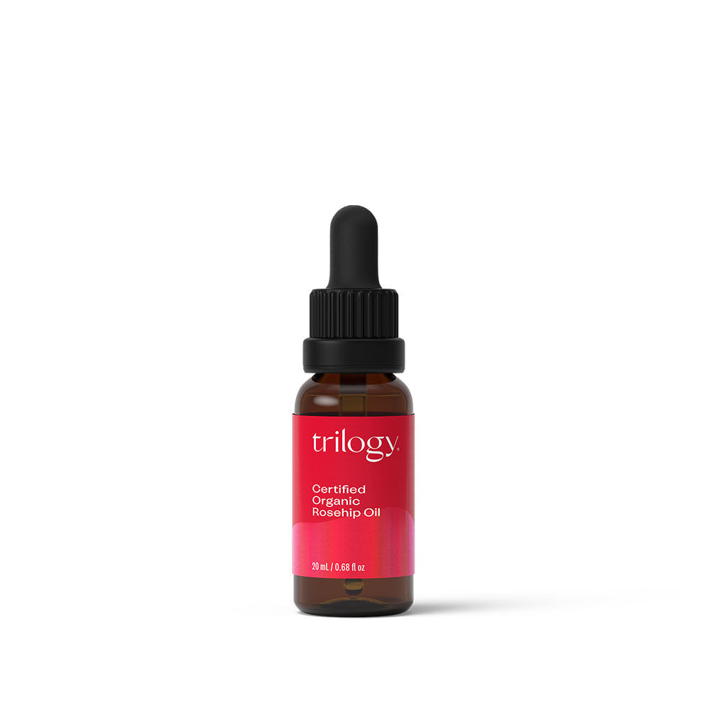 Trilogy Certified Award-Winning Organic Rosehip Oil 5ml/20ml/45ml for Scars, Stretch Marks & Face (All Skin Types)