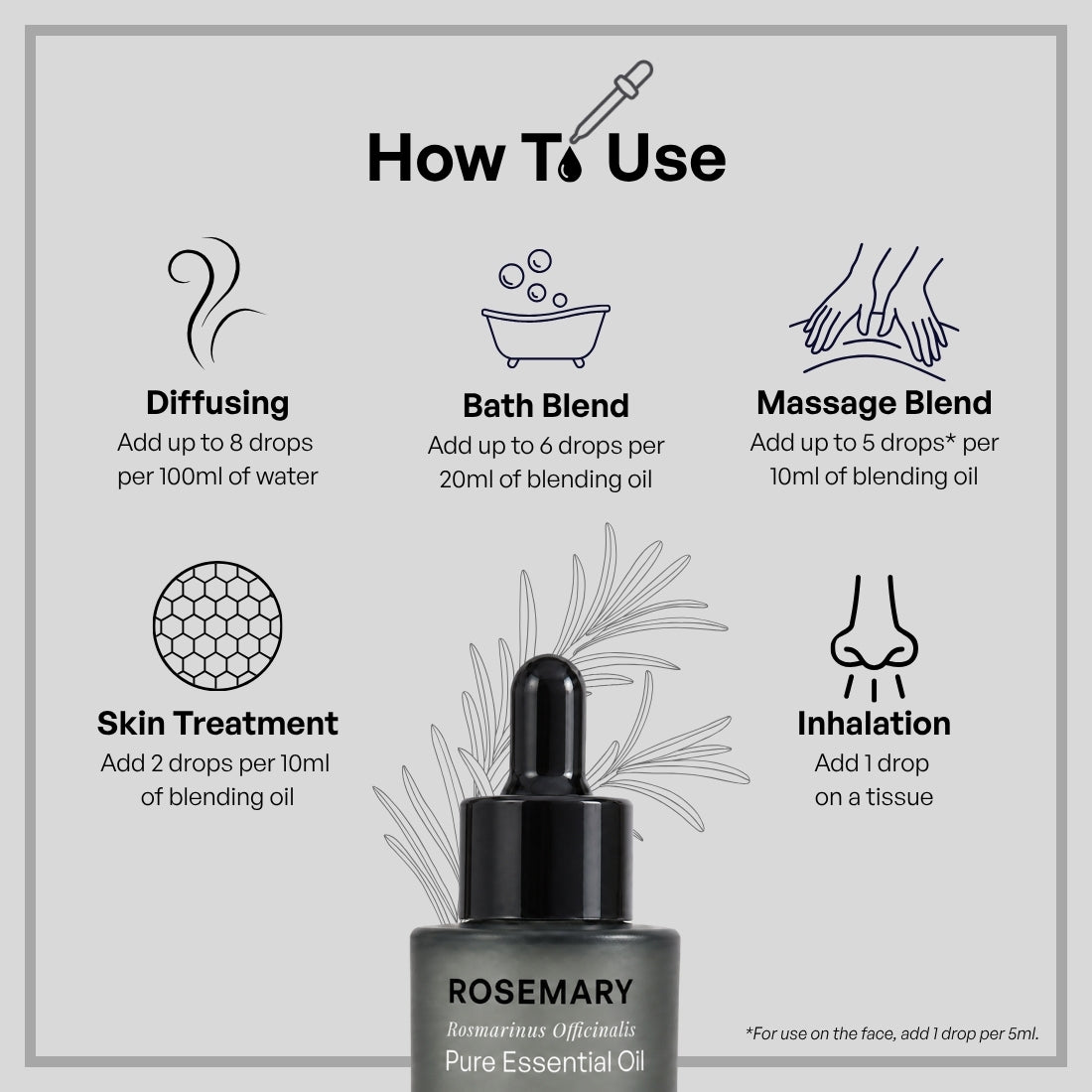 Rosemary Pure Essential Oil 20ml