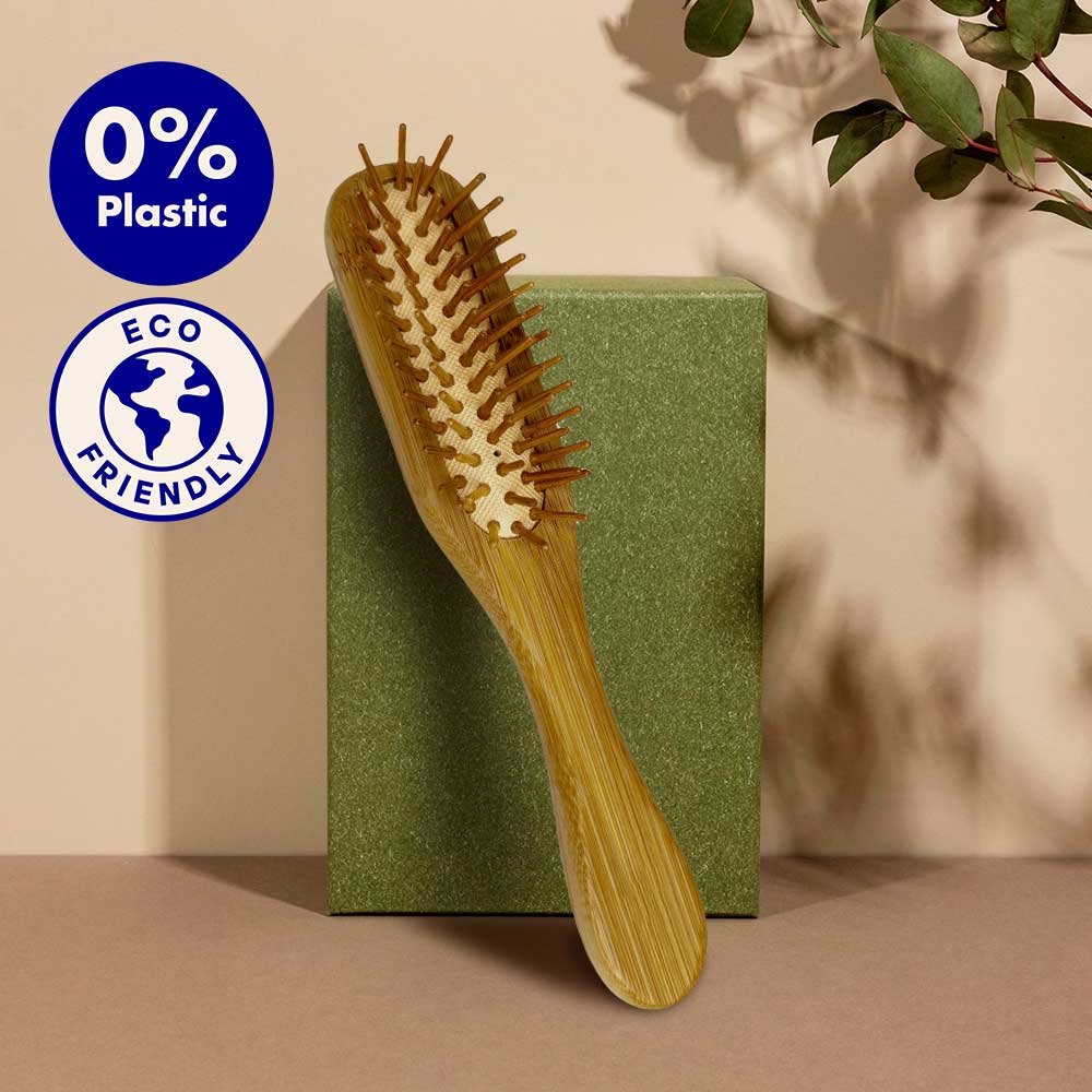 Oval Bamboo Hair Brush (Small)