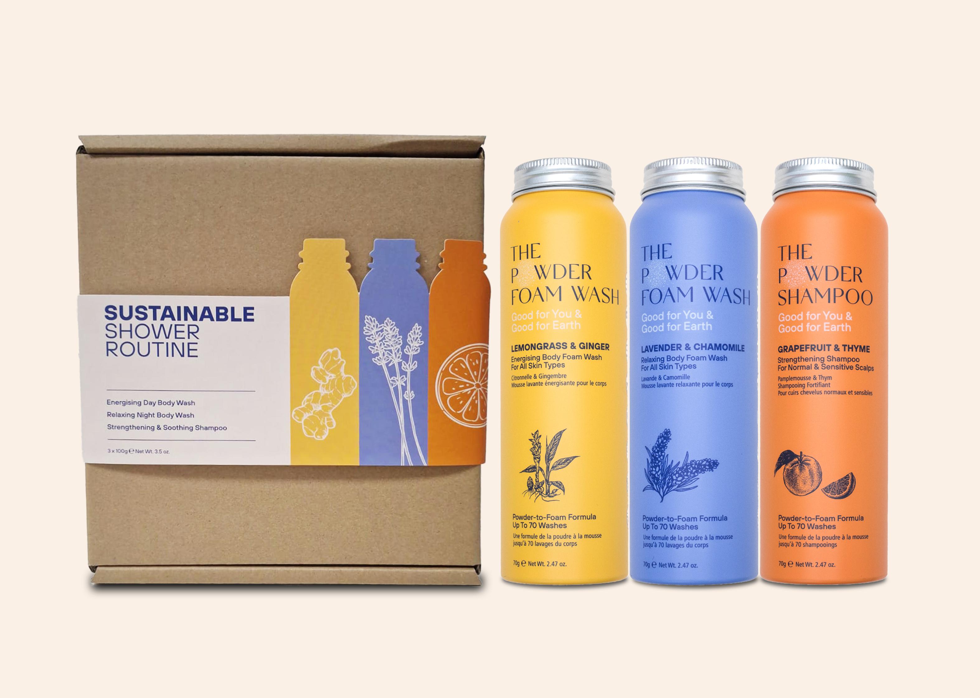 Sustainable Shower Routine Set