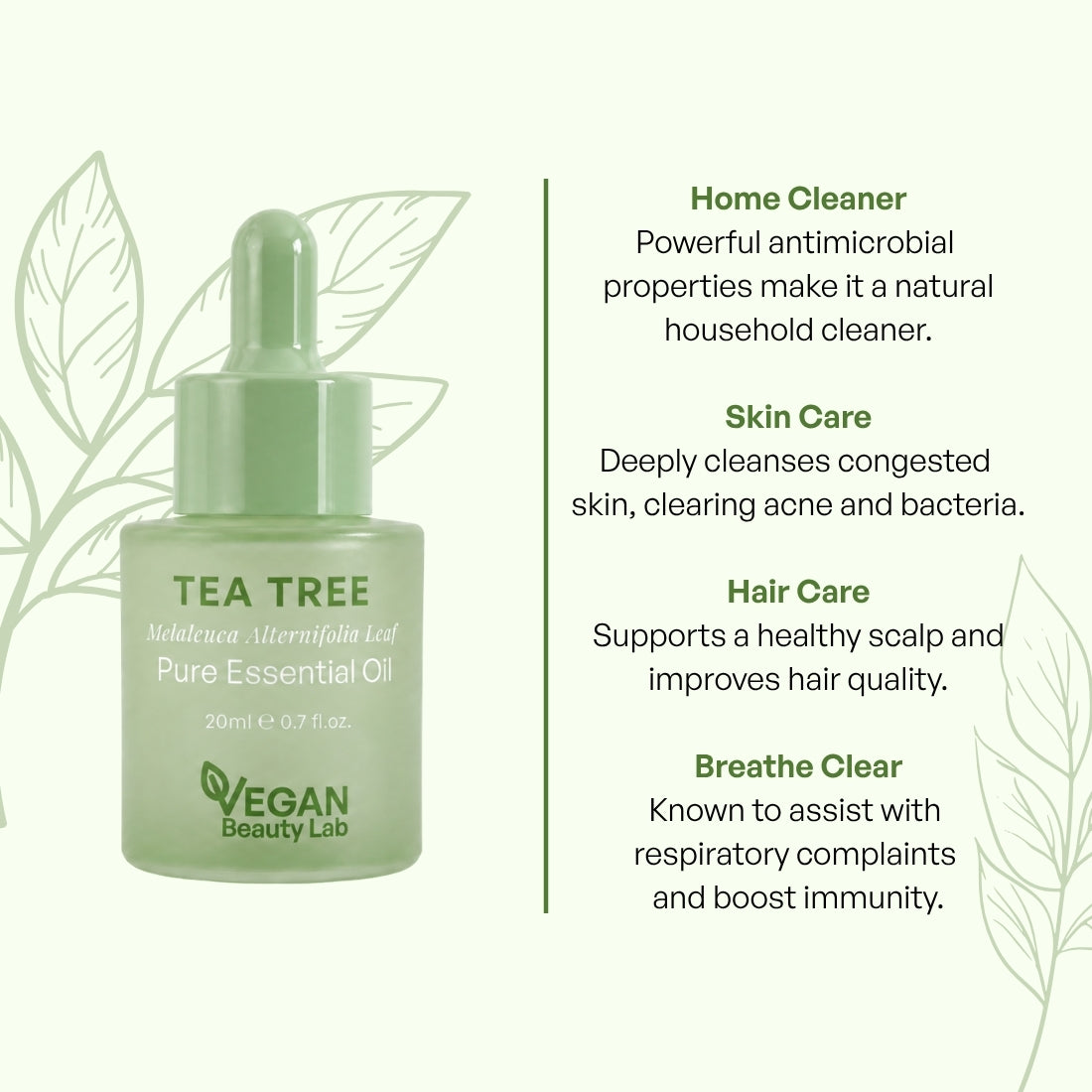 Tea Tree Pure Essential Oil 20ml