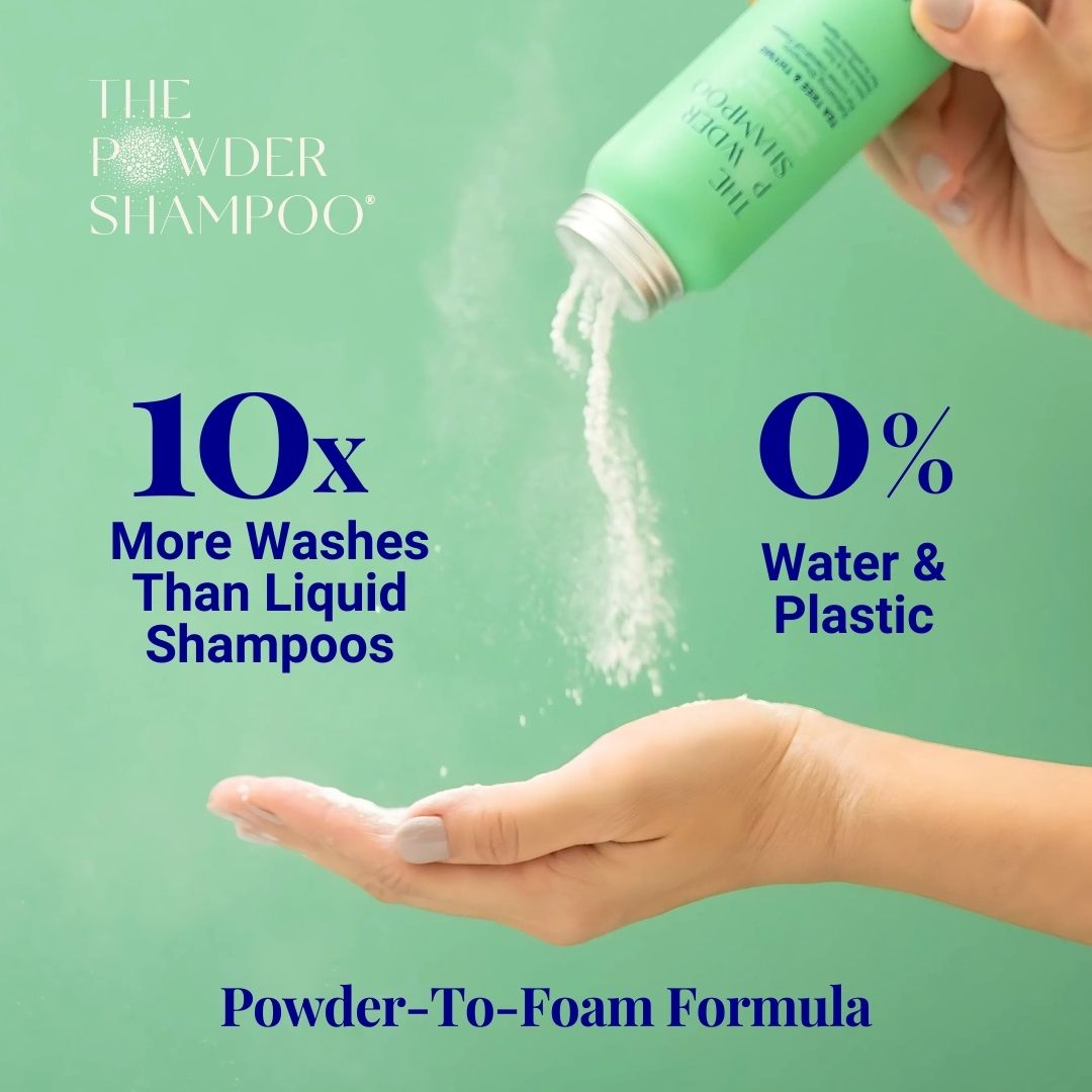 Exfoliating Shampoo For Loose Dandruff Flakes Tea Tree & Salicylic Acid 70g / 2.47oz