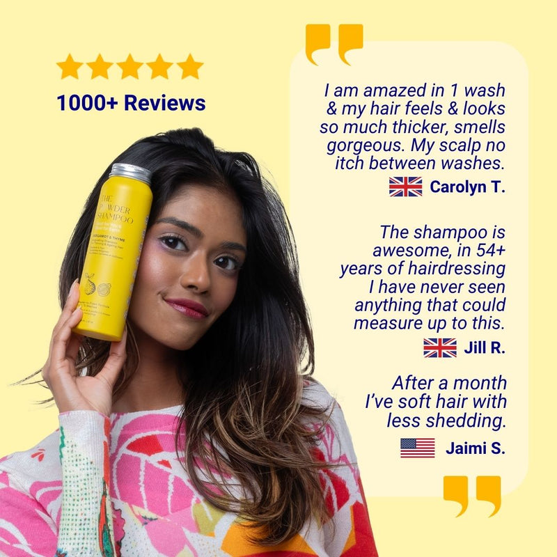 Invigorating Shampoo For Thinning & Ageing Hair Bergamot, Biotin, Ginger & Ginseng 70g / 2.47oz
