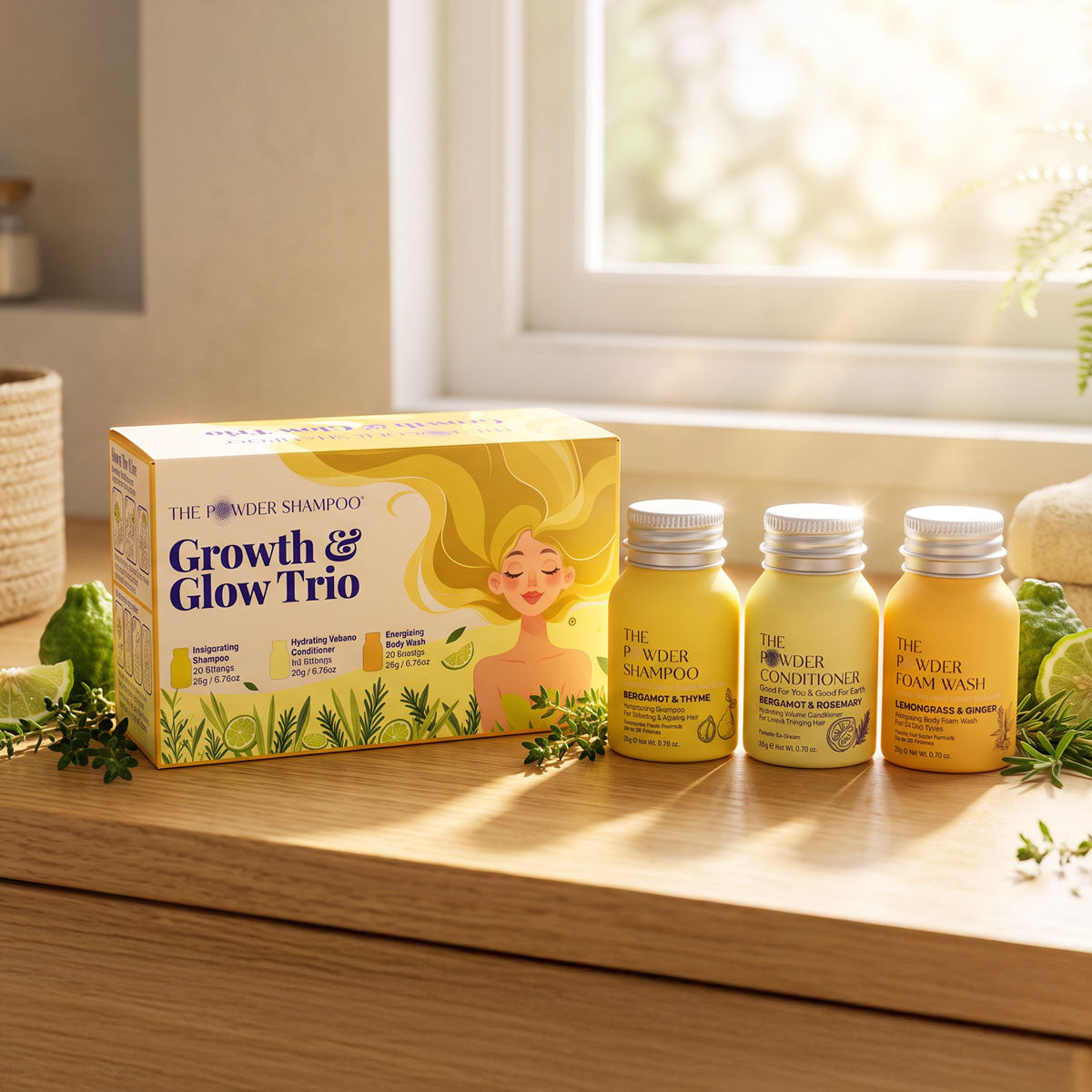 Growth & Glow Trio — On-The-Go