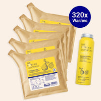 1 Year Supply - (320x Washes) Invigorating Shampoo For Thinning & Ageing Hair Bergamot, Biotin, Ginger & Ginseng