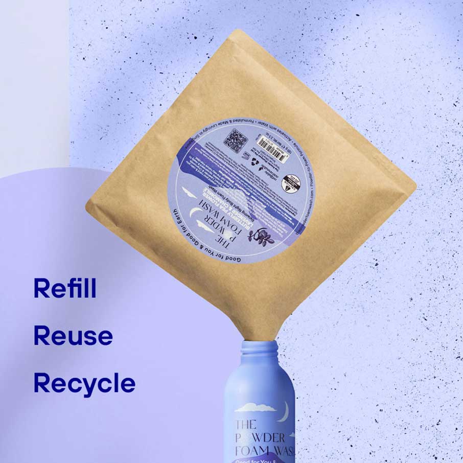 20x Refill Pouch - Relaxing Night Body Foam Wash To Unwind Your Mind