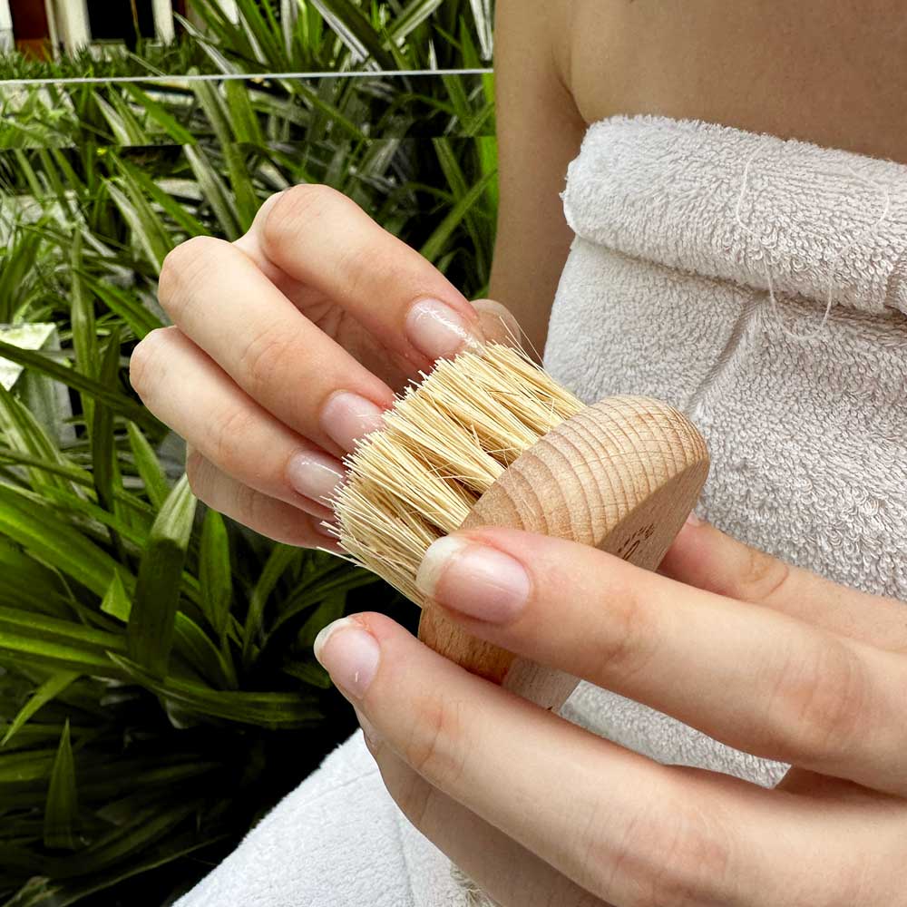 Natural Bristles Nail Brush